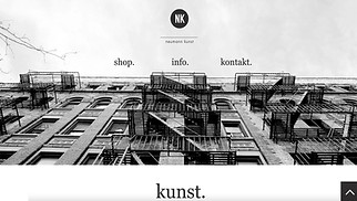 Online-Shop Website-Vorlagen - Shop für Kunst