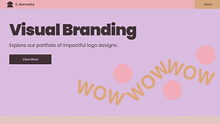 Portfolios website templates - Logo Design Portfolio (Clean)