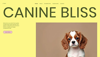 Pets & Animals website templates - Dog Breeder (Elegant)