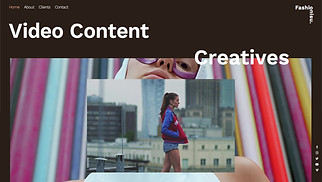 Video website templates - Creative Agency