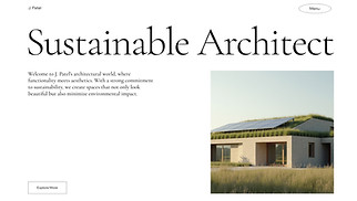 Architecture website templates - Architect (Clean)