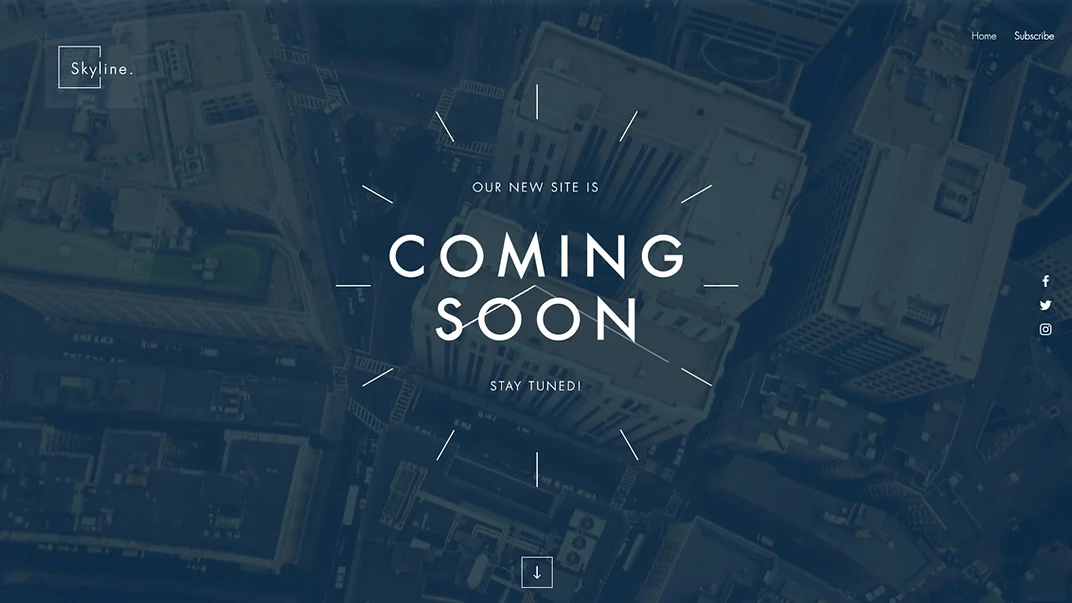 Coming Soon Landing Page