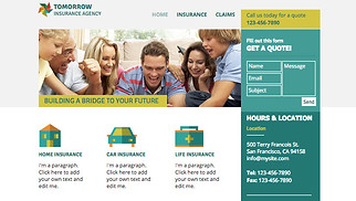 Template Business per siti web - Agenzia di assicurazioni