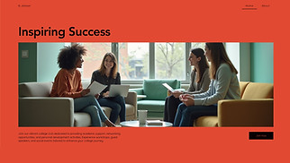 Education website templates - College Club (Vibrant)
