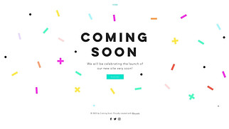Landing Pages website templates - Coming Soon Landing Page