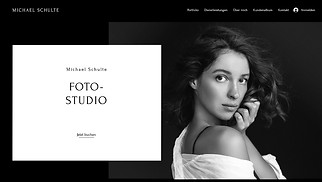 Event & Porträt Website-Vorlagen - Fotografie-Studio