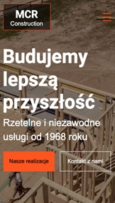 Biznes website templates – Firma budowlana