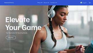 Sports & Outdoors website templates - Sports Store (Business)
