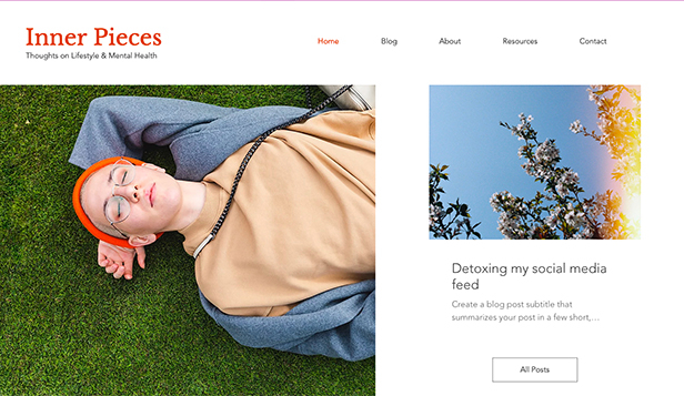 Personal Blog Website Templates | Blog | Wix.com