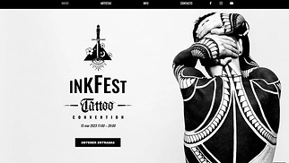 Eventos plantillas web – Convención de tatuajes