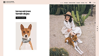 Templates de sites web Tous - Boutique de vêtements pour chiens