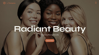 Beauty & Hair website templates - Makeup Artist (Elegant)