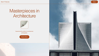 Commercial & Editorial website templates - Architecture Photographer (Classic)
