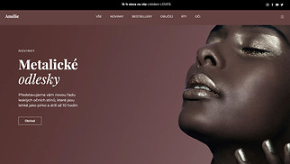 Webové šablony pro Krása a wellness – Kosmetický obchod