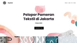 Template situs web All – Pameran Dagang Tekstil