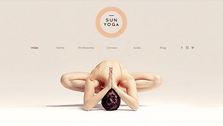 Templates de Bem-Estar - Estúdio de yoga