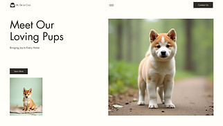 Pets & Animals website templates - Dog Breeder (Clean)