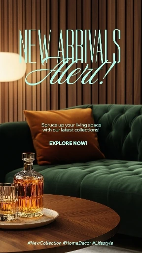 Retro Classic Dark Home & Lifestyle Instagram Story