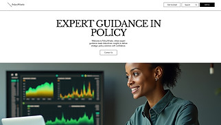 Politics website templates - Government Policy Consulting Firm (Professional)