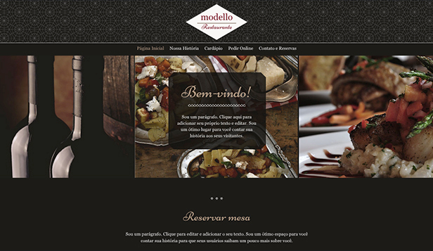 Restaurantes e Comida website templates – Restaurante Italiano