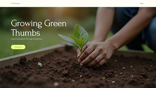 Education website templates - School Garden Program (Fresh)