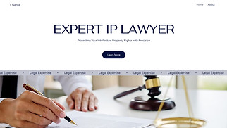 Law website templates - IP Lawyer (Modern)