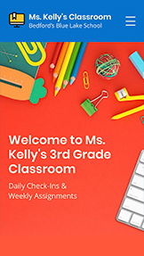 Mẫu trang web Giáo dục trực tuyến – Lớp học 