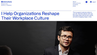  website templates - Motivational Speaker (Empowering)