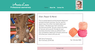 Mode en stijl website templates - Kleermaker