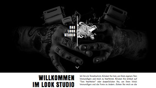 Visuelle Kunst Website-Vorlagen - Tattoo-Shop