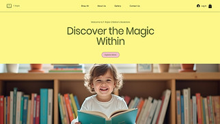 Books & Publishers website templates - Children's Bookstore (Whimsical)
