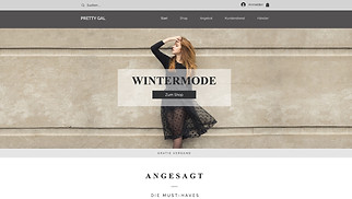 Fashion Website-Vorlagen - Shop für Bekleidung