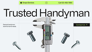  website templates - Handyman (Vibrant)