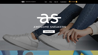  Website-Vorlagen - Shop für Schuhe