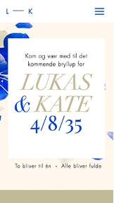 Begivenheder hjemmesideskabeloner – Bryllupsinvitation