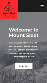 Reizen en toerisme website templates - Avontuurlijke reisorganisatie 