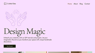 Blog website templates - DIY Blog (Vibrat)