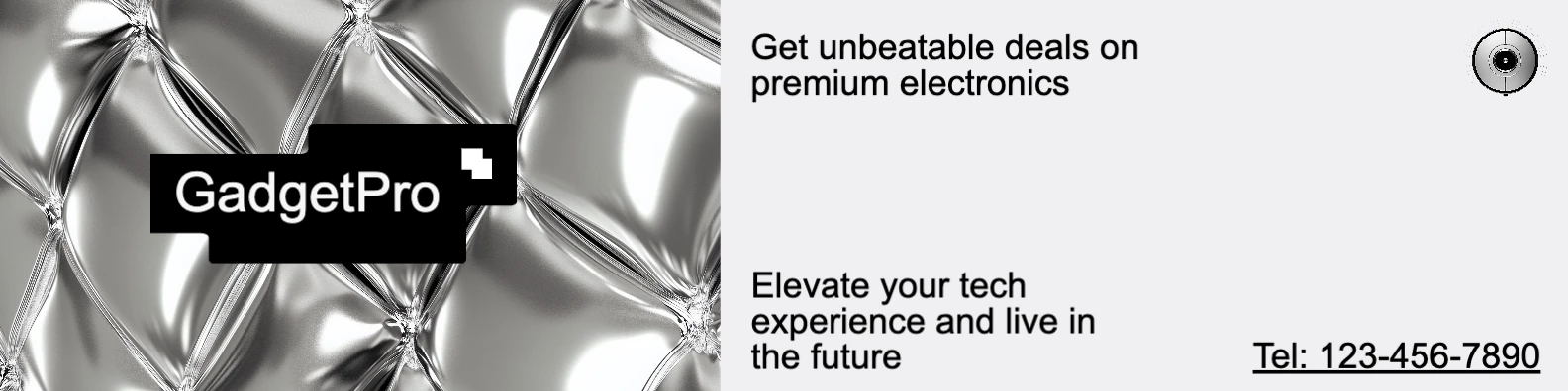 Modern Edgy 3D Electronics & Gadgets LinkedIn Banner