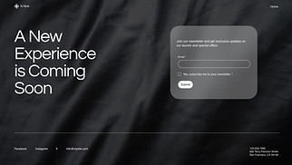 Coming Soon website templates - Coming Soon Landing Page (Calm)