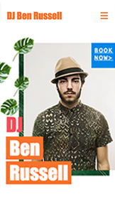 Mẫu trang web DJ và Giám đốc sản xuất – DJ