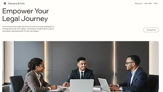 Law website templates - Law Firm (Clean)