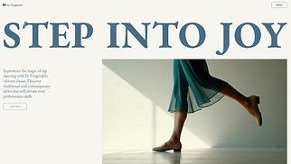  website templates - Tap Dance Instructor (Rhythmic)