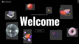 Business website templates - Digital Marketing Agency (Dark)