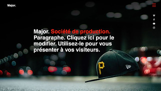 Templates de sites web Vidéo - Société de production