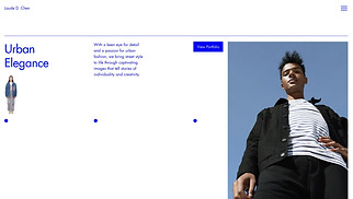 Commercial & Editorial website templates - Street Fashion Photographer (Dynamic)