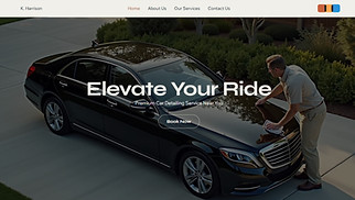 Industrial website templates - Car Detailing Business (Bold)