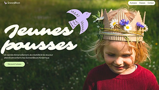Templates de sites web Populaires - Maternelle (Ludique)