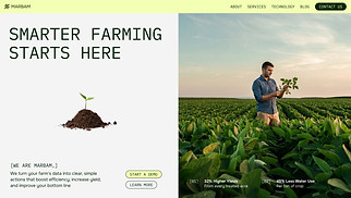  website templates - Agritech Company (Business)