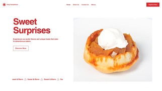 Cafe & Bakery website templates - Bakery (Bold)