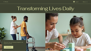  website templates - Occupational Therapy Clinic (Clean)